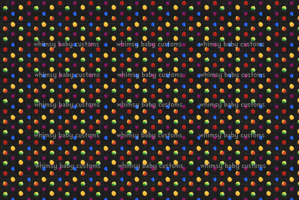 Fabric TVHC Dots On Grunge