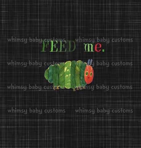 790B Child Panel HC Feed Me on Grunge Black