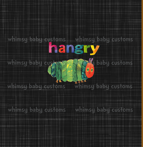 791B Child Panel HC Hangry on Grunge Black