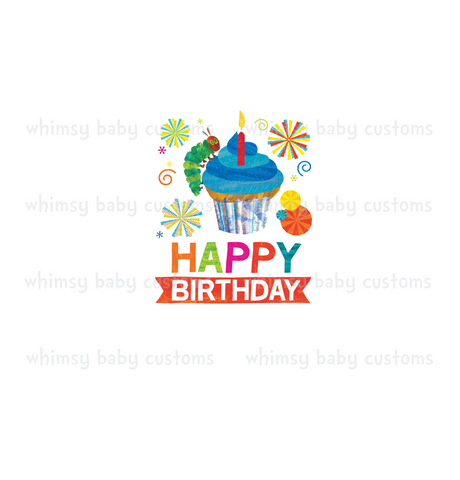 801 Child Panel HC Happy Birthday on White