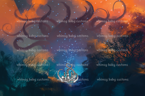 Cityscape Kraken Deep Down