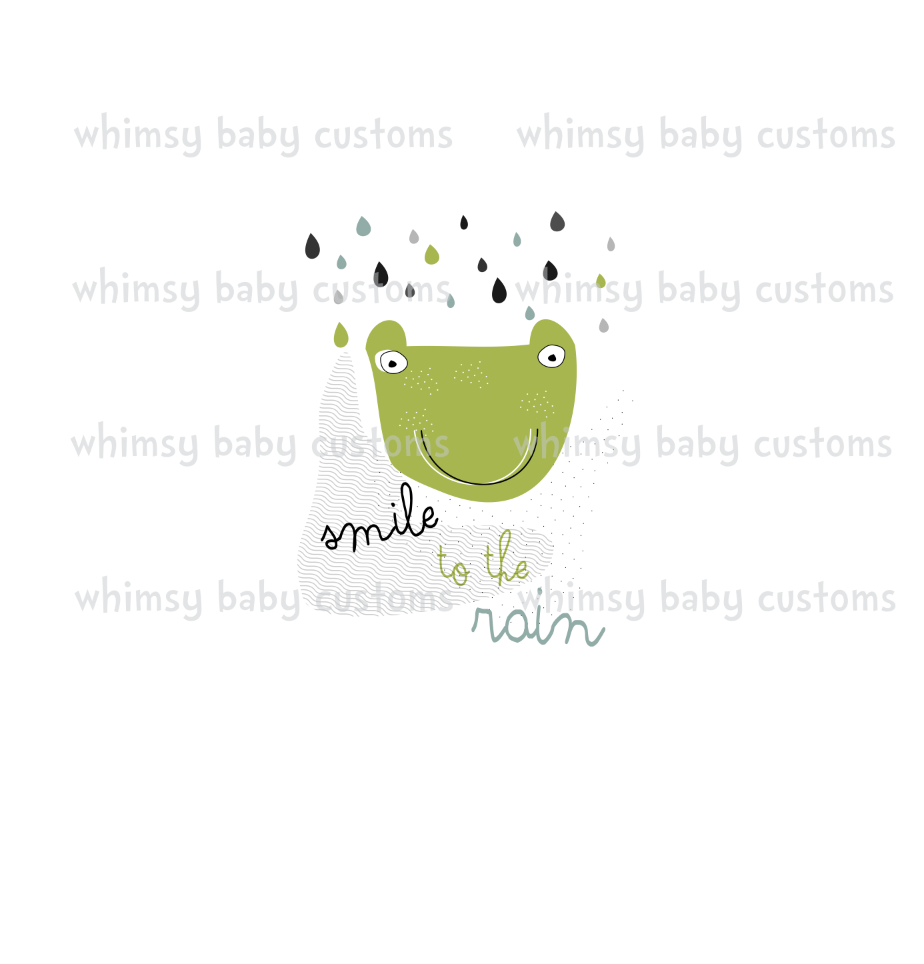 566 Smile to the Rain Frog Child Panel