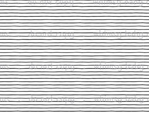 Fabric Black and White Wonky Stripes (Part of BB POG) On Various Bases