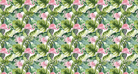 Fabric Love Summer Flamingos