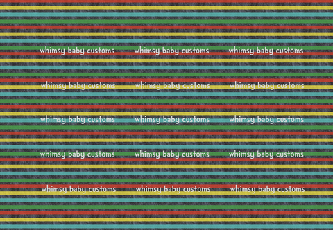 Poke Mon Stripes Fabric