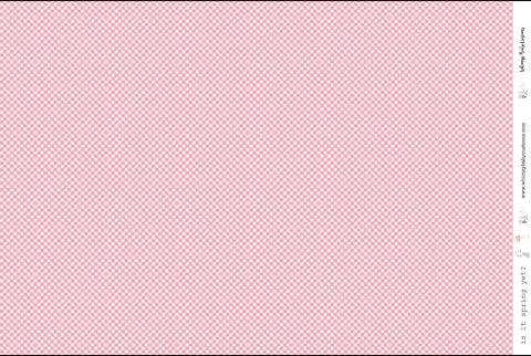 Pink Gingham on Woven