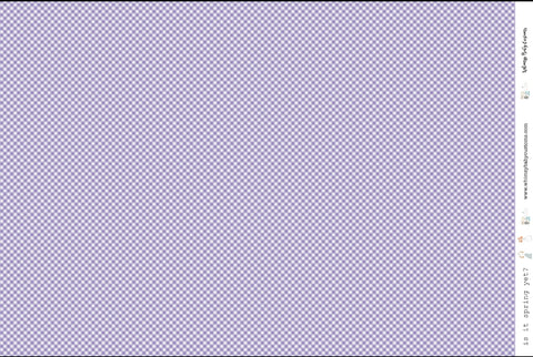 Purple Gingham on Woven