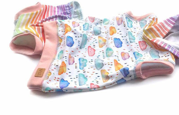 Fabric Emma Watercolour Clouds