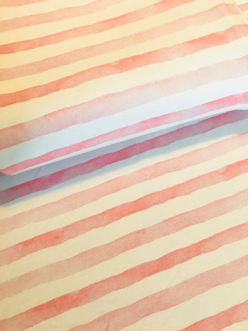 Watercolour Stripes Pink