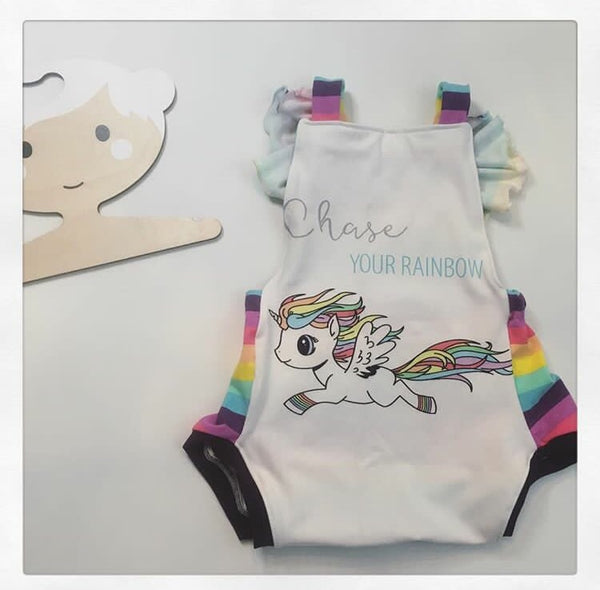 340 Chase Your Rainbow Unicorn Child Panel