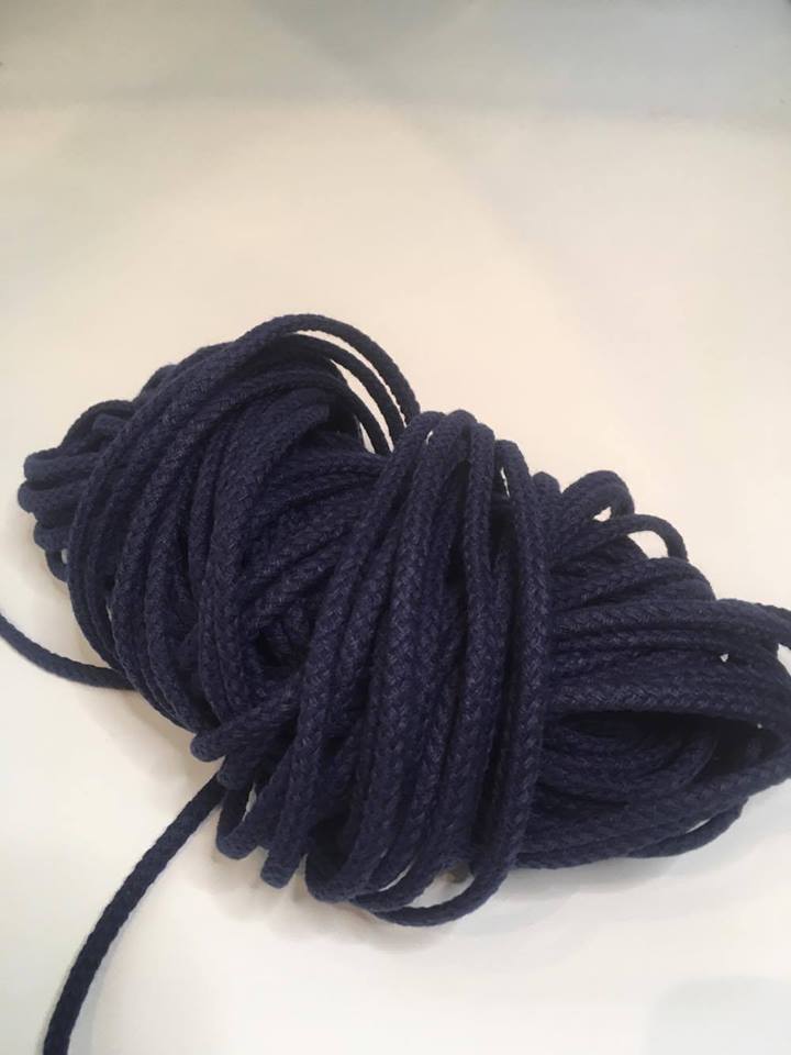 D005 Navy Drawstring