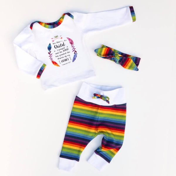 Fabric Classic Rainbow Stripes